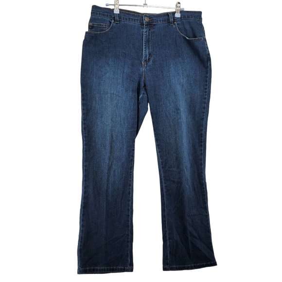 Lee Platinum Label Jeans Women's Boot Cut 5-Pocket Relaxed Fit Blue 12 - Picture 2 of 10